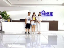 熱烈祝賀高總夫婦簽約創(chuàng)綠家河北省張家口市區(qū)級(jí)代理！